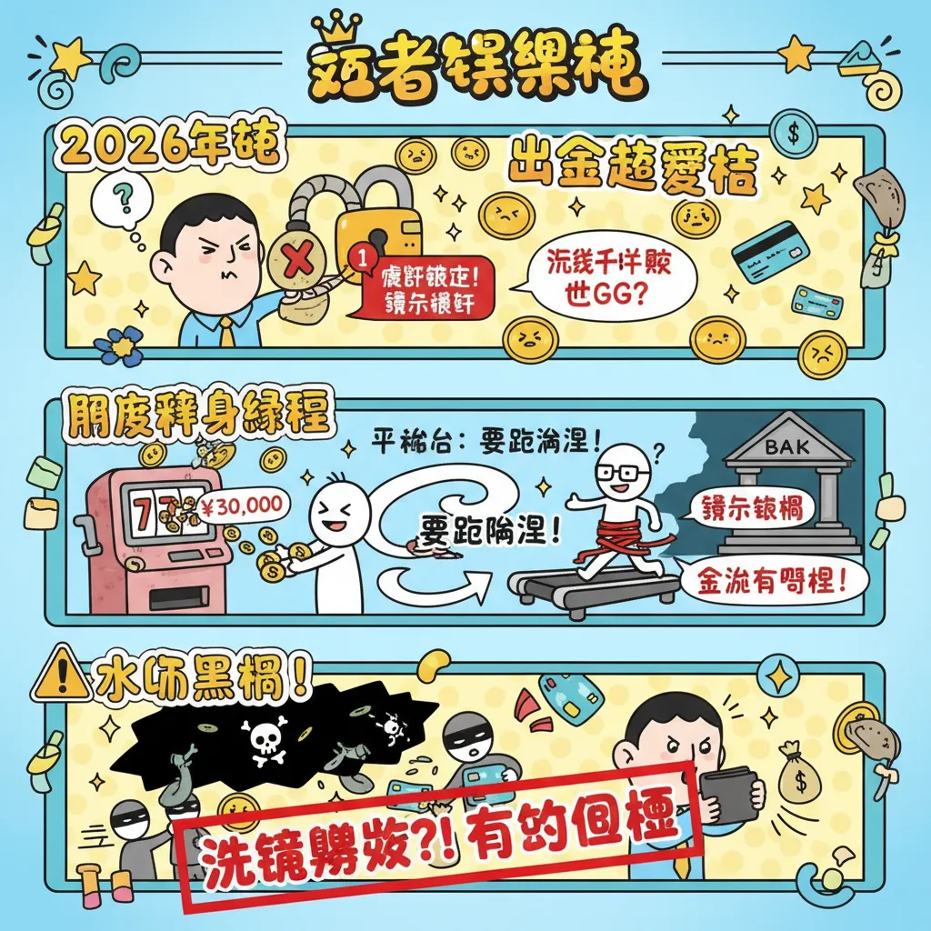 娛樂城出金限制變嚴？小心帳戶被鎖變警示帳戶