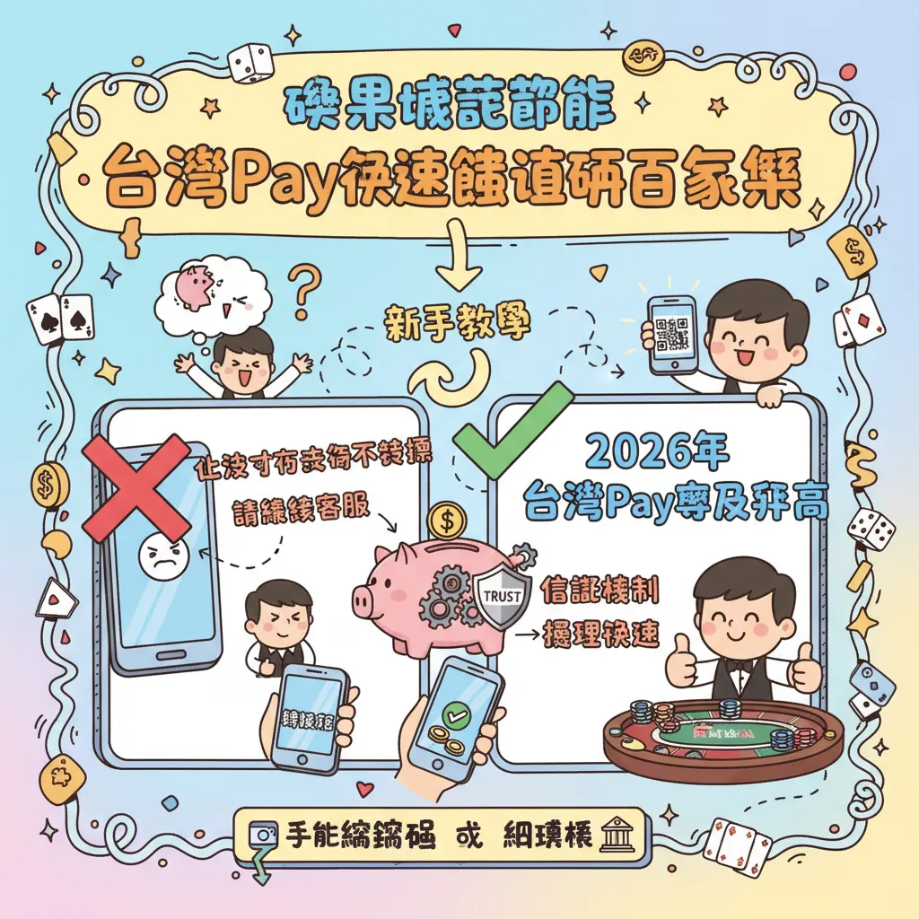想玩百家樂？娛樂城註冊後如何用臺灣Pay快速儲值